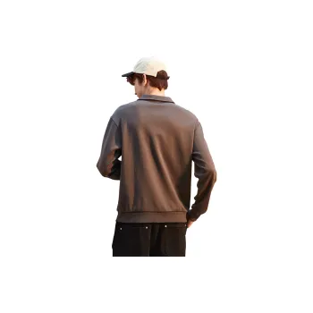 Tonlion Polo Shirts Men Charcoal Gray