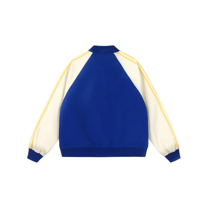 A Chock Baseball Jacket Unisex Blue-1