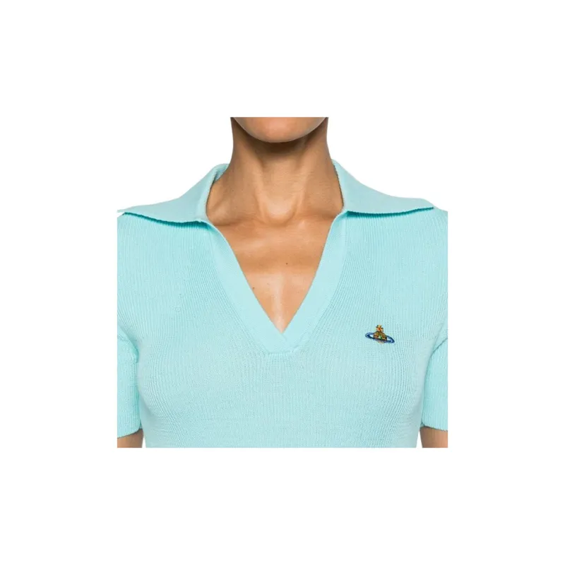 Vivienne Westwood Polo Shirt Women's Blue-5