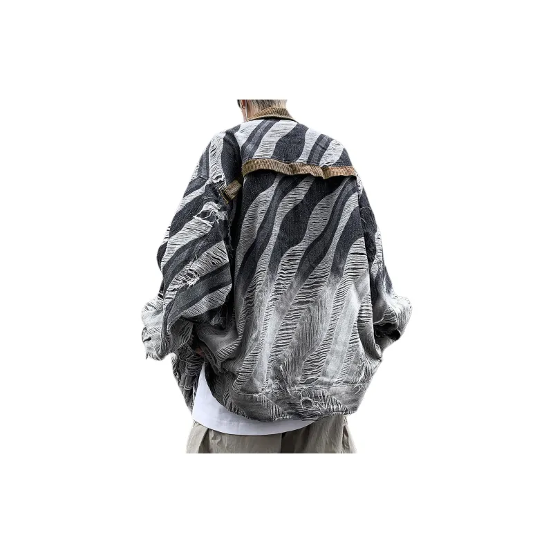 COMOWA Denim Jackets Unisex Black-1