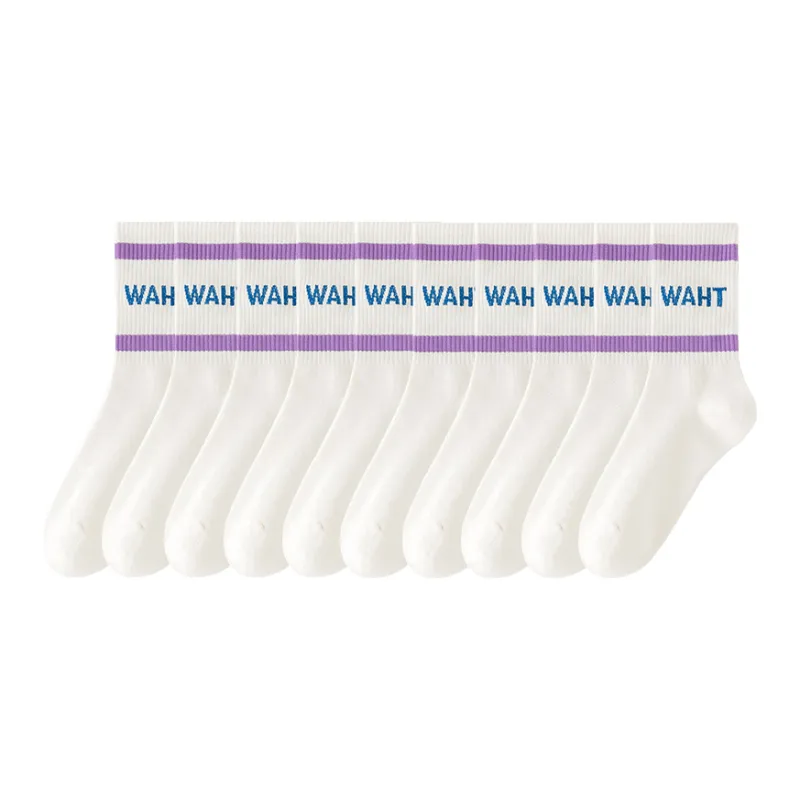 Lan Miao Mid Calf Socks Women's 10 Pack-7