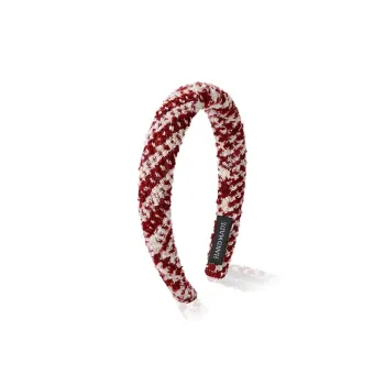 GUEXY Plush Headbands Women's Coffee/Red/Gray