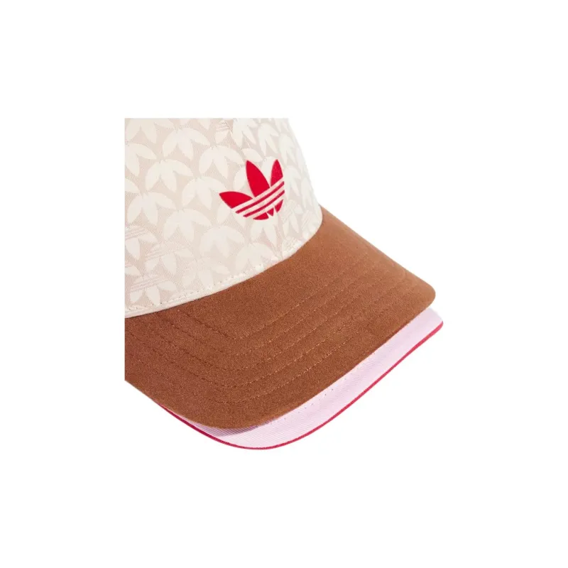 Adidas Originals Recycled Polyester Jacquard Baseball Caps Unisex Ivory Color-2