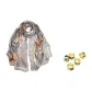 Brown Gray Gift Box Set (Random Silk Scarf Buckle)