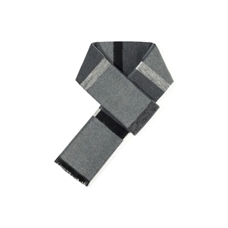 Shanghai Story 100% Mulberry Silk Knit Scarves Men's Multiple Colors-21