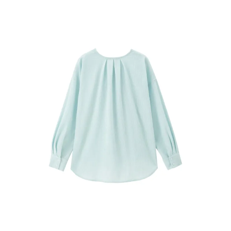 UNIQLO Shirt Women's Light Green-1
