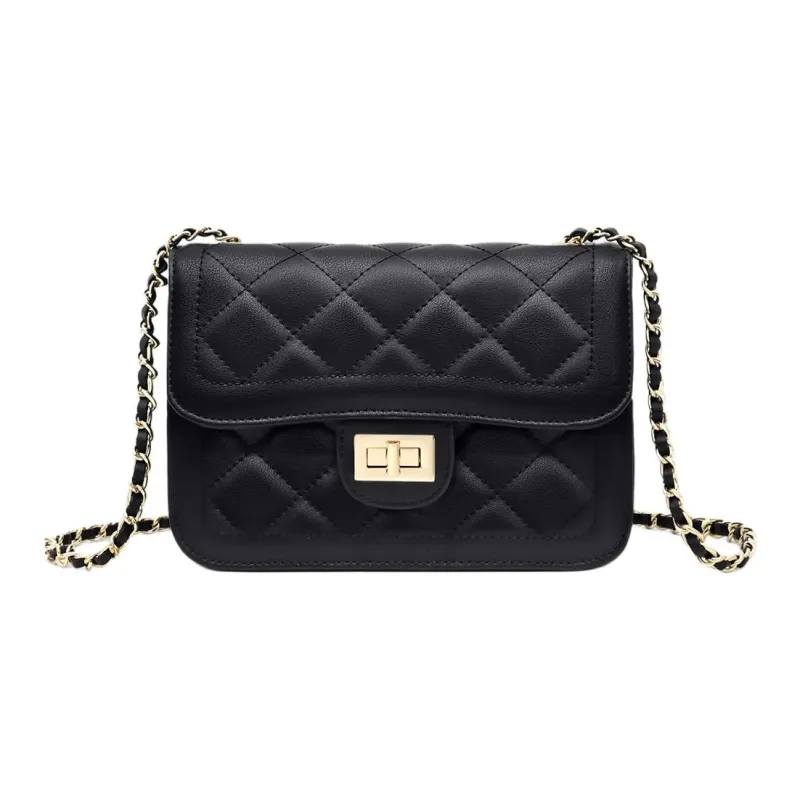 MILLIE'S Cow Leather Underarm Shoulder Bag, Crossbody Bag, Small Square Bag Regular Women's Ecru/Black-8
