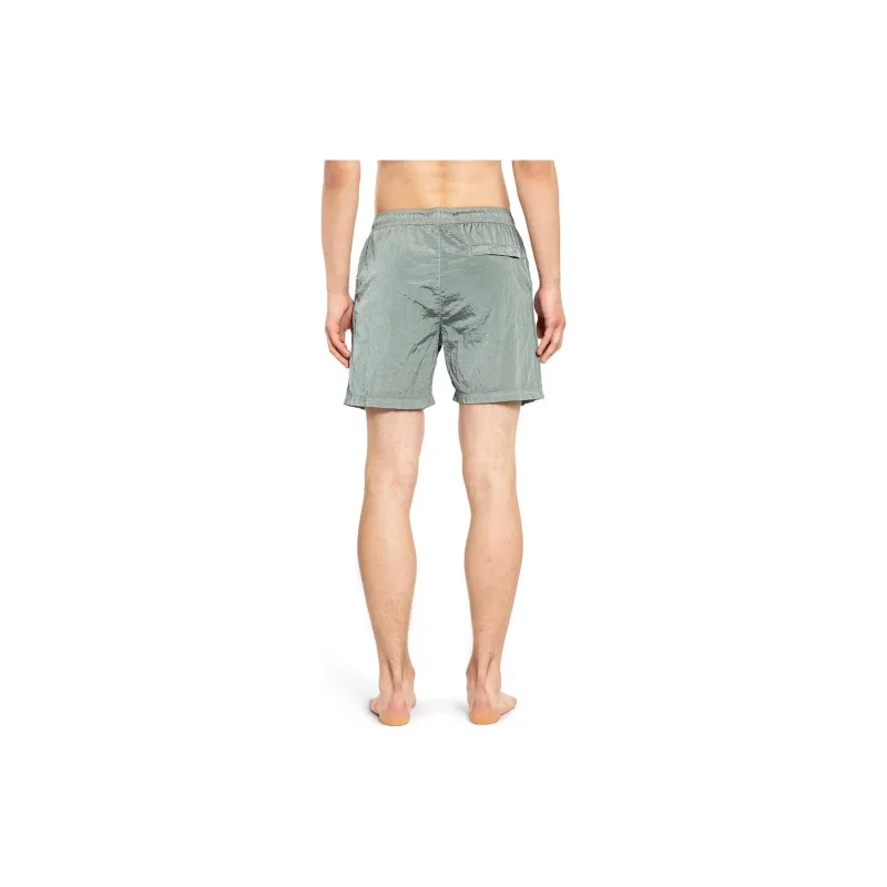 STONE ISLAND Logo Patch Swim Shorts-1