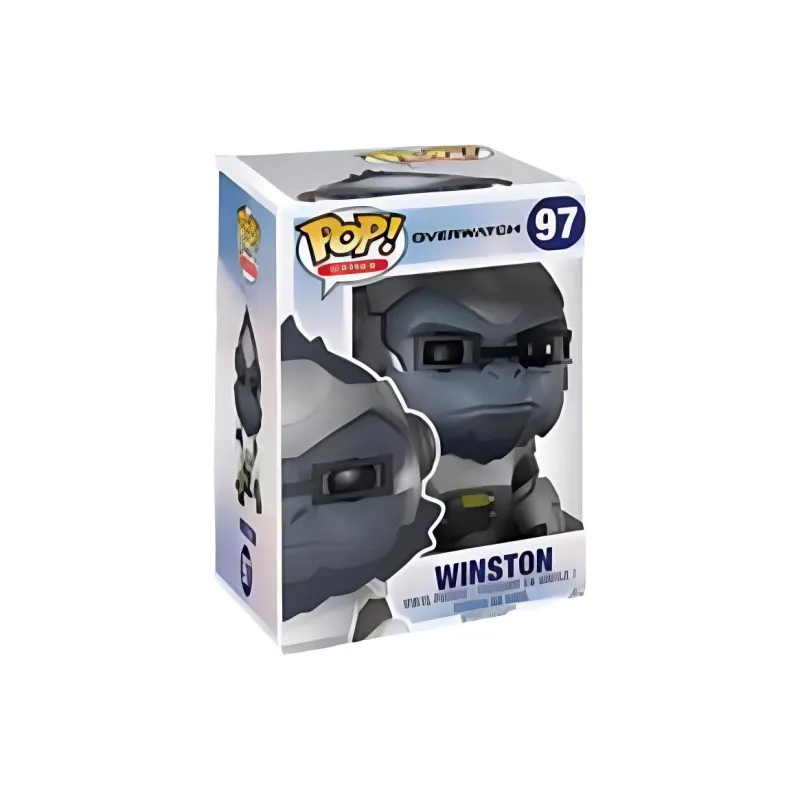 Funko POP! Collection GAMES Overwatch Winston Figurine Chibi Figures 9.5cm-1