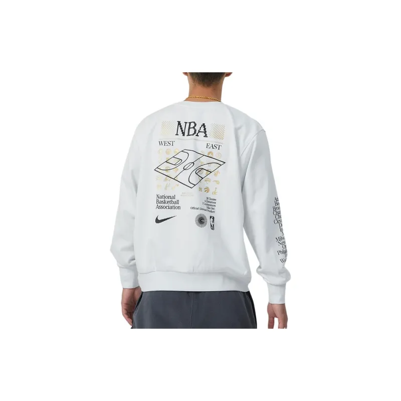 Nike As N31 Mnk Df Std Issue Crew Sweatshirt Men's White-3