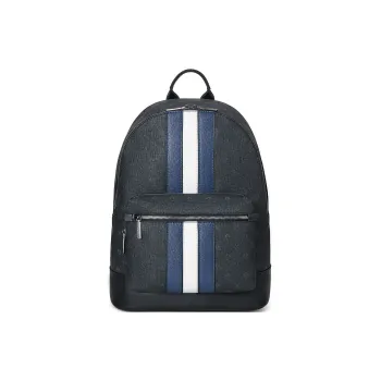 NAVIGARE PVC Polyvinyl Chloride Backpack Large Size Unisex Black