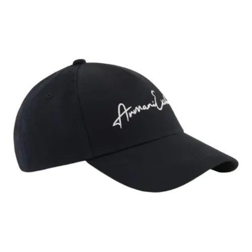 ARMANI EXCHANGEAE Cotton Baseball Caps Men's Blue