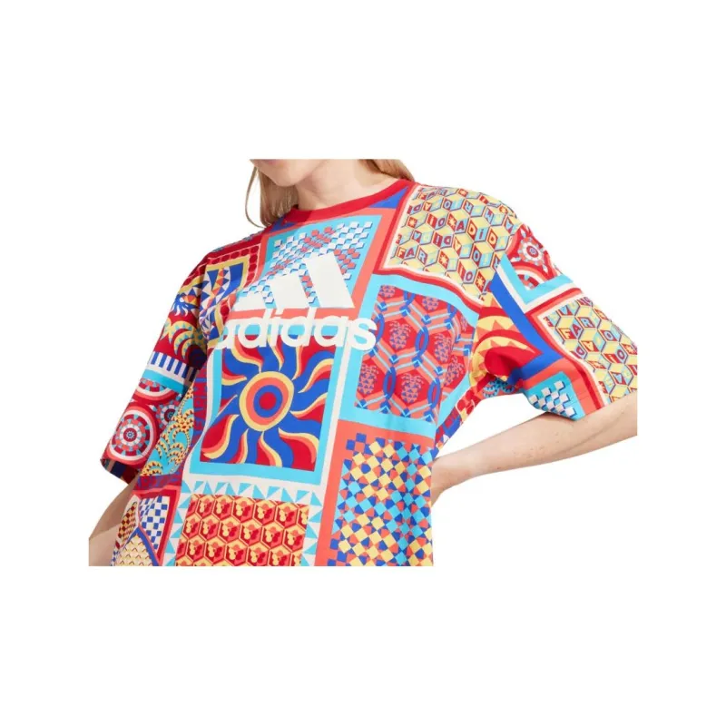 Adidas Free Shipping With AdiClub Adidas X Farm Rio Slim Dress-3