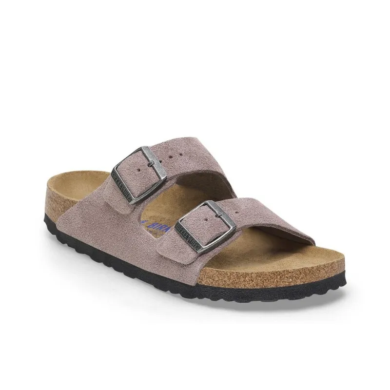 Birkenstock Arizona Soft Footbed Abrasion Resistant Slide Slippers Unisex Light Purple Regular-1
