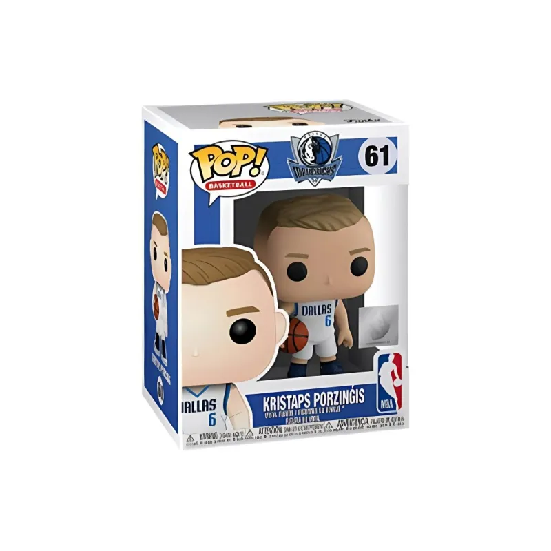 Funko Pop! Basketball Nba Kristaps Porzingis Dallas Mavericks Figure #61-1