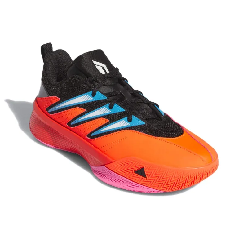 Adidas Dame Certified 3 Low Solar Red Core Black Cloud White-2