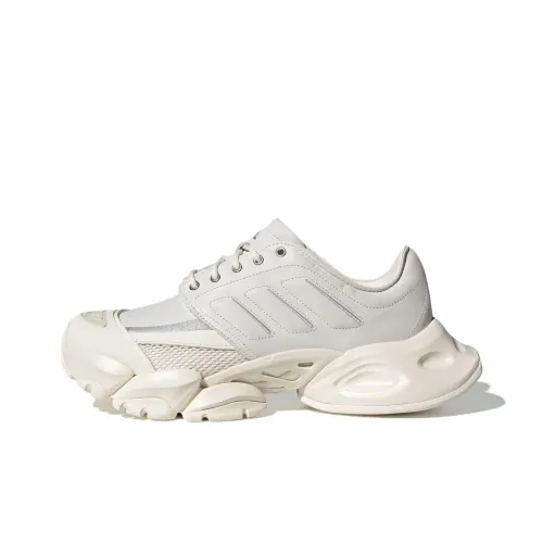 Adidas XLG RUNNER HYBRID Anti Slip Wear Resistant Low Top Running Shoes Unisex White Silver