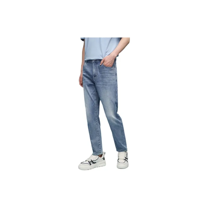 HLA Jeans Men Blue Gray Denim Gradient Medium 11-4