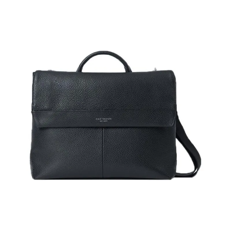 SAMSONITE Cow Leather Briefcases Handbags Unisex Black-0