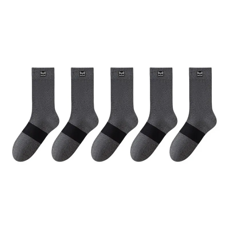 MIIOW Mid Calf Socks Men's 5 Pack-3