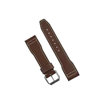 Benchmark IWC Portugal 7 Day Genuine Leather Pilot Bato Fino Compatibility Watch Band 75/115 Genuine Leather Material