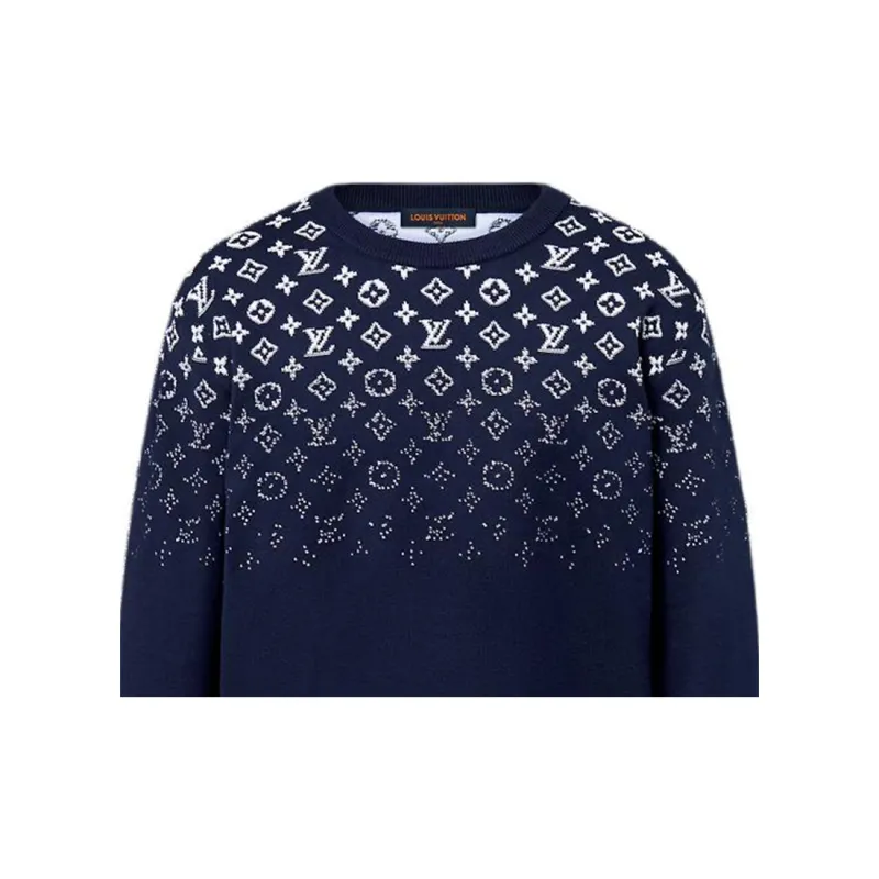 LOUIS VUITTON Gradient Cotton Crewneck-1
