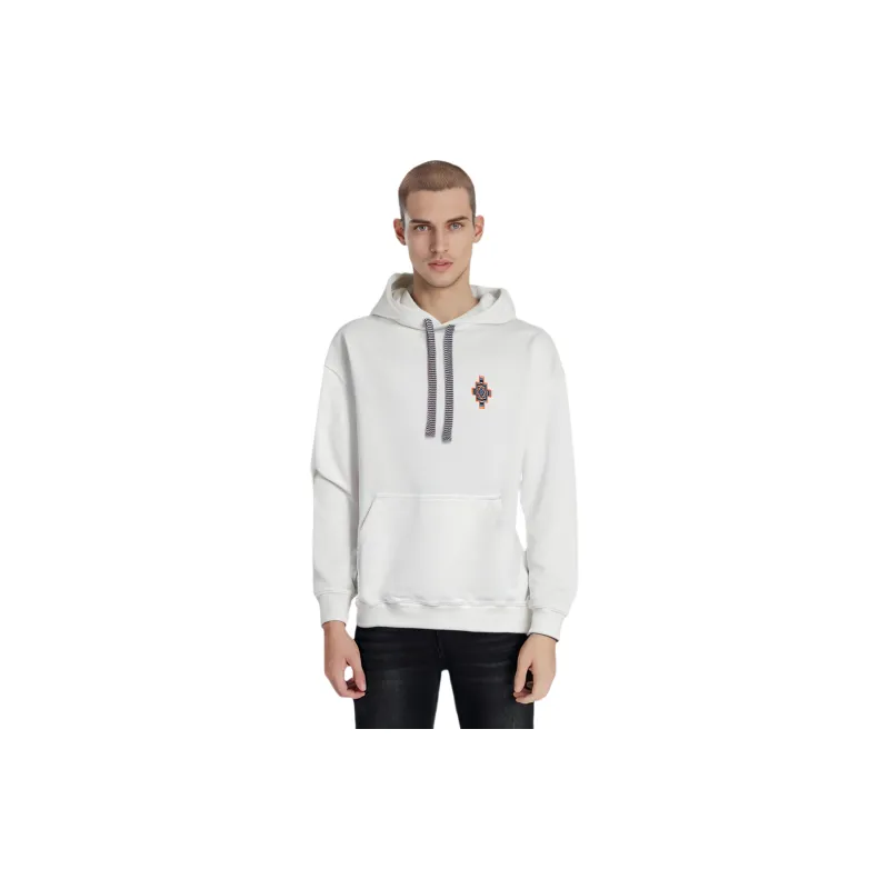 Marcelo Burlon County Of Milan Cross Motif Embroidered Hoodie-3