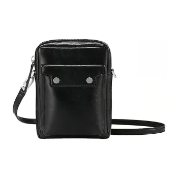 FIND KAPOOR Leather Shoulder Bag Crossbody Bag Regular Unisex Black/Turkish Blue/Green/Ivory White