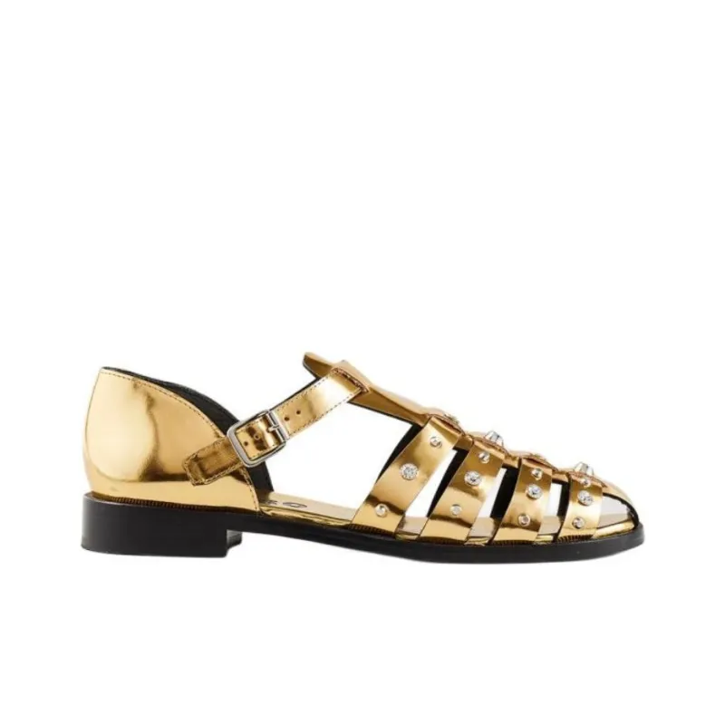 Sandro Roman Sandals Women's Gold-1
