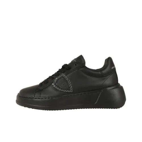 PHILIPPE MODEL Wear Resistant Low Top Casual Shoes Women's Black