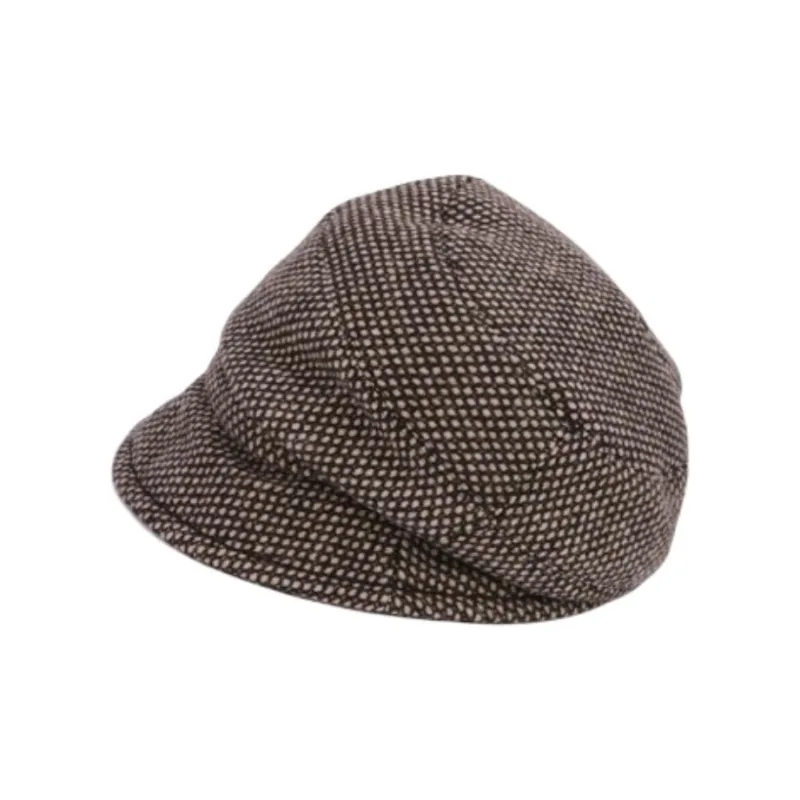 MARJAKURKI Wool Beanie Gray With Large Head And Neck Wrap Unisex-1