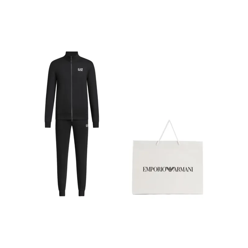 EMPORIO ARMANI Logo Printed Zipped Track Suit-6