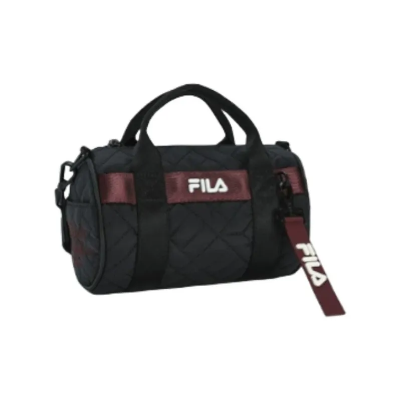 FILA Fabric Handbag, Shoulder Bag, Crossbody Bag Extra Small Women's Jet Black-2