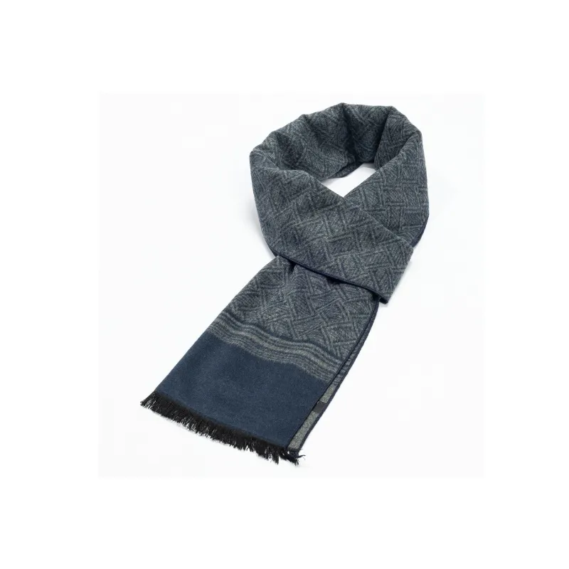 Shanghai Story 100% Mulberry Silk Knit Scarves Men's Multiple Colors-24