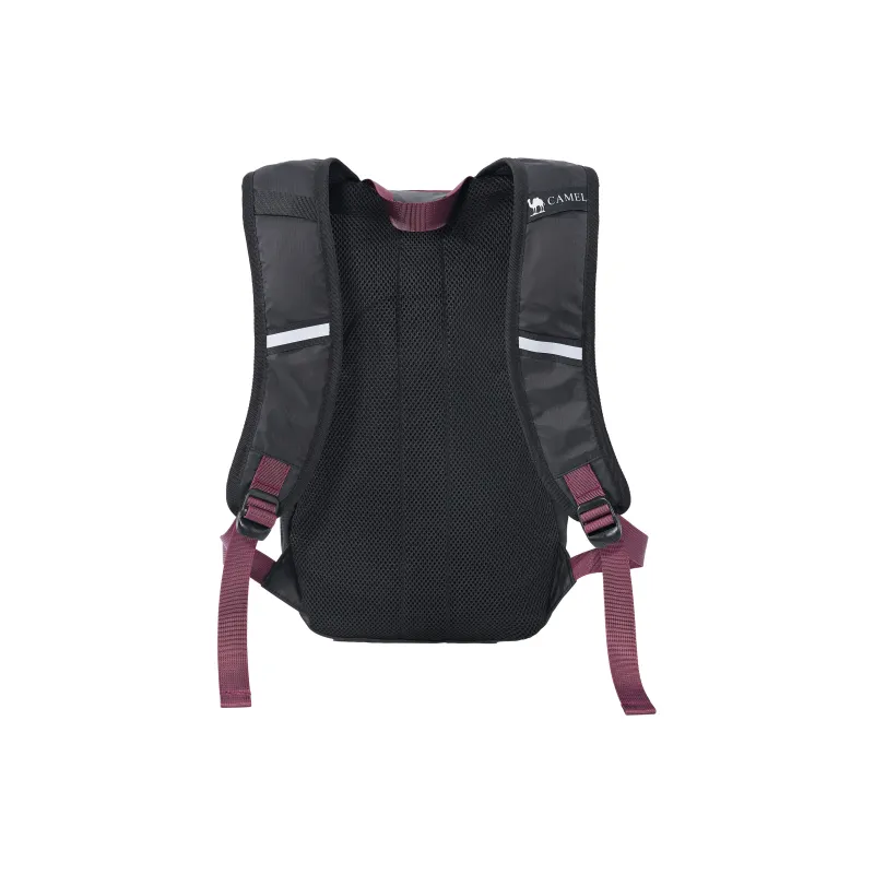 CAMEL Nylon Backpack Regular Unisex Premium Gray/Deep Black-9