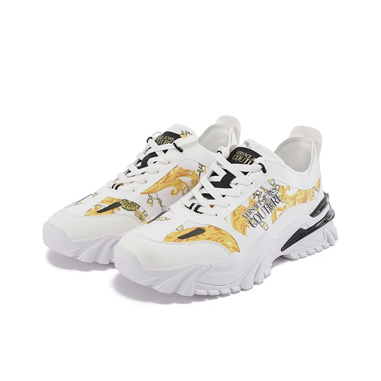 VERSACE JEANS COUTURE Casual Shoes Men's White-2