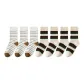 3 White Stripes+4 Wide Stripes