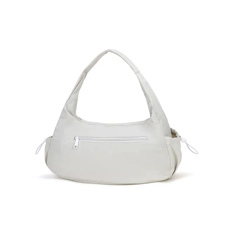 VANWALK Nylon Cloud Bag, Shoulder Bag Tubas Women's Black/White/Red-3