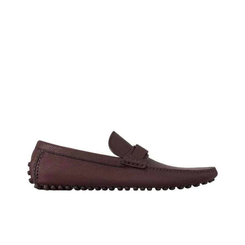 LOUIS VUITTON Hockenheim Gommino Loafers Men's Russet-1