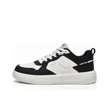 LOTTO Anti Slip Wear Resistant Low Top Skateboard Shoes Unisex Black