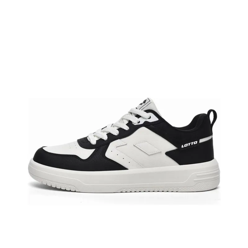 LOTTO Anti Slip Wear Resistant Low Top Skateboard Shoes Unisex Black-0