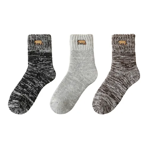 MIIOW Mid Calf Socks Men's Combo Set