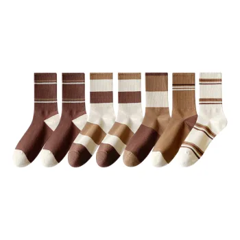 Lan Miao Mid Calf Socks Women's 7 Pack