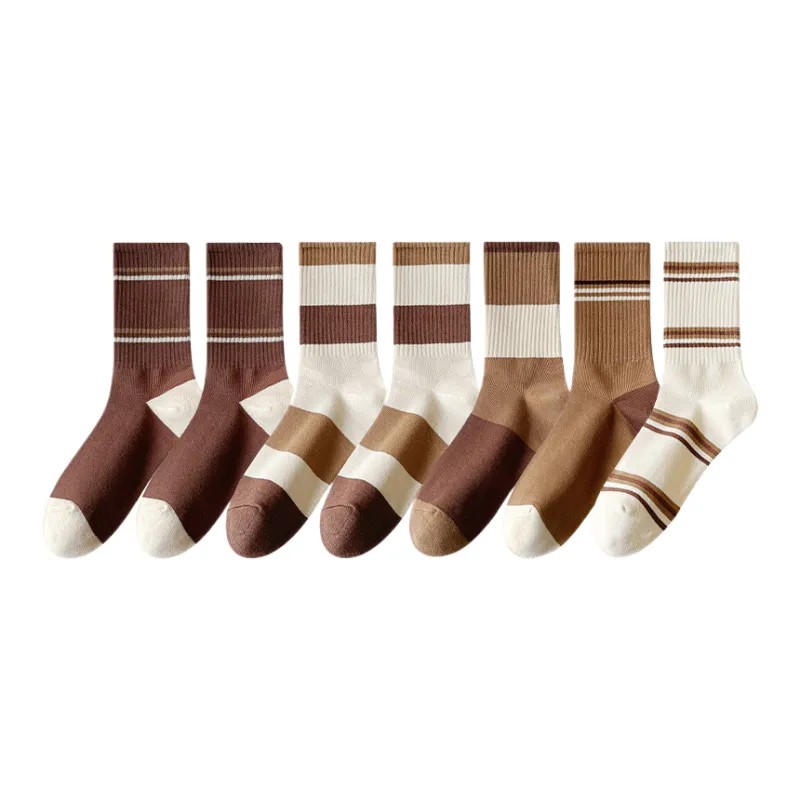 Lan Miao Mid Calf Socks Women's 7 Pack-0