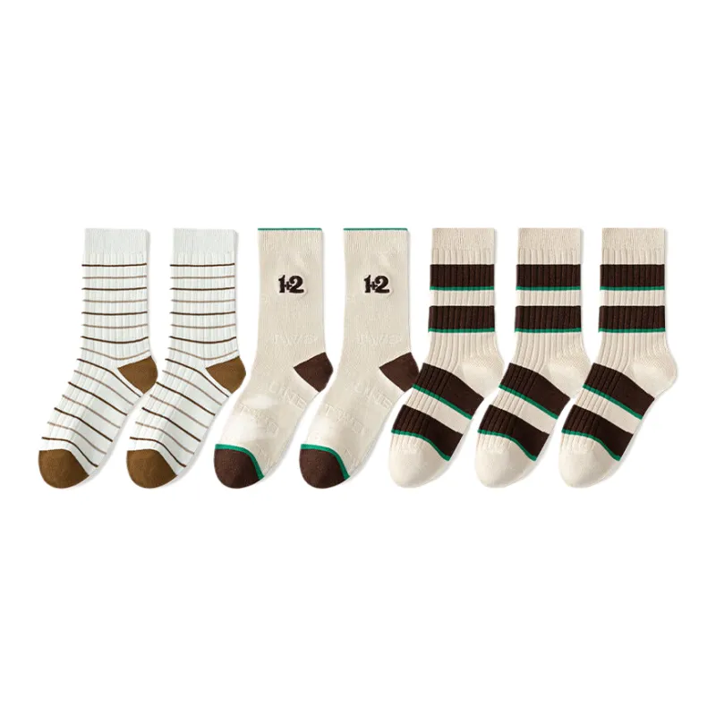 Lan Miao Mid Calf Socks Women's 7 Pack-2