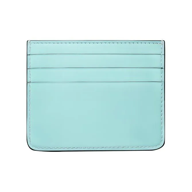 CARTIER C De Cartier Collection Solid Color Calfskin Card Holder Women's Mint Green-1