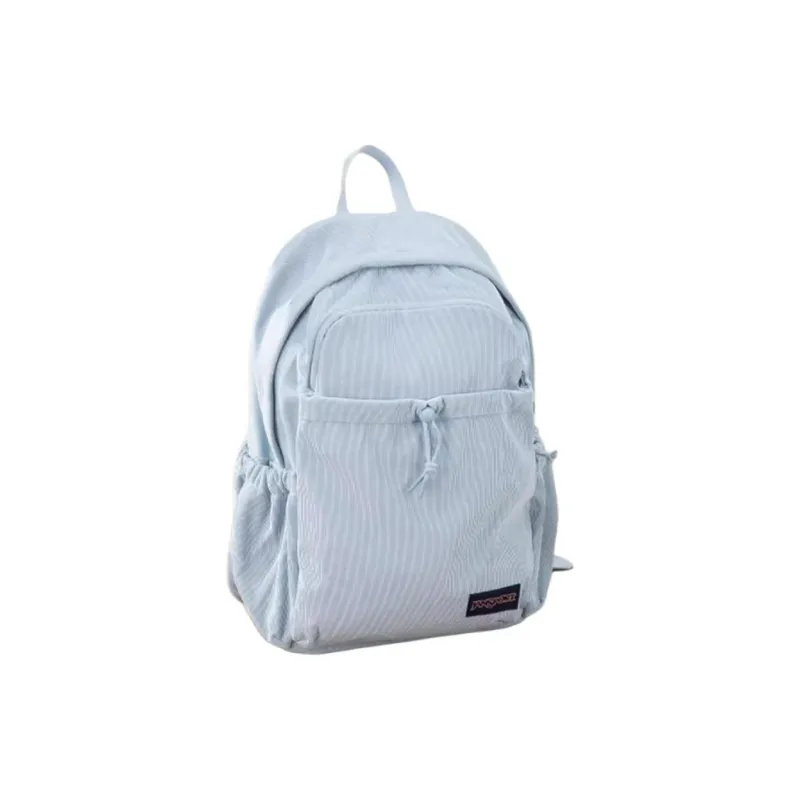 JanSport Corduroy Backpack Large Size Unisex Haze Blue-1