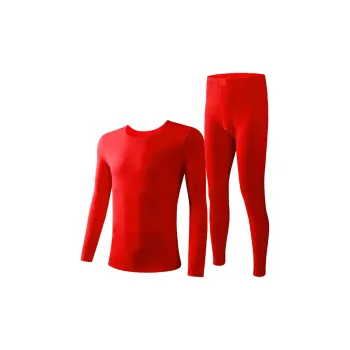 Lanza Thermal Set Men's 3 Sets Red