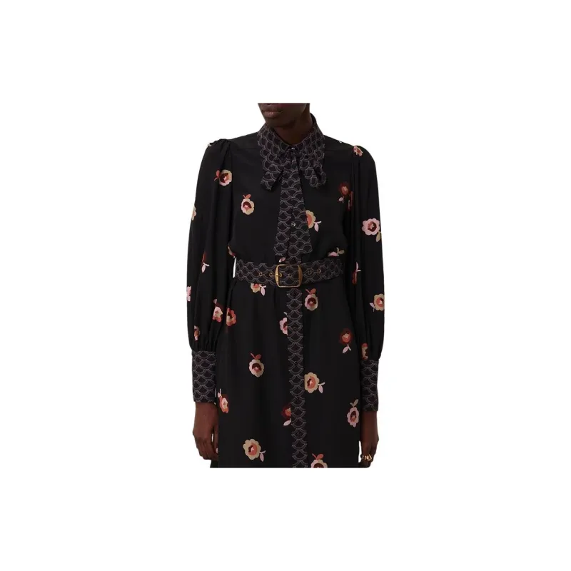 Zimmermann FW24 Long-Sleeved Dresses Women's Black-4