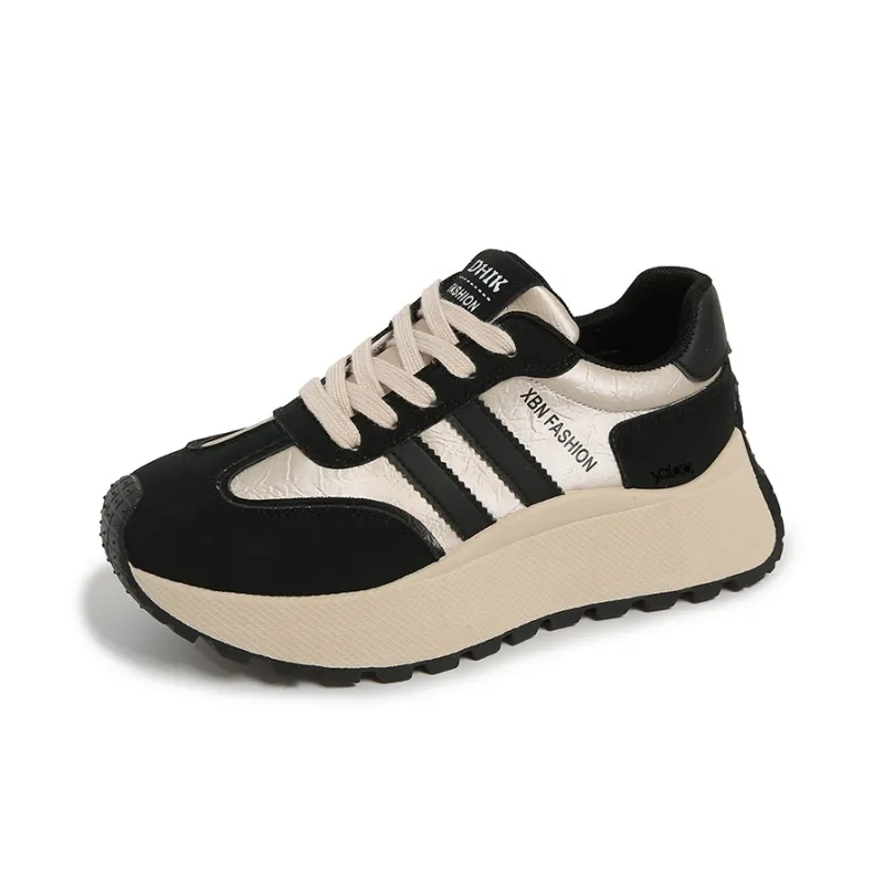 Yalu Cushioning Height Increase Low Top Casual Shoes Women's-4